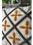Bohem Kırlent Kılıfı 2 Adet (40X40 Cm) Sarı-Yeşil 2