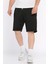 Erkek Bel Lastikli Cep Fermuarlı Duble Paça Şort P-00017280 1