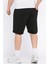 Erkek Bel Lastikli Cep Fermuarlı Duble Paça Şort P-00017280 3
