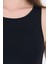 Siyah Halter Yaka Vücuda Oturan Alttan Çıtçıtlı Body 9198M 4