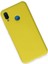 Huawei P20 Lite Kılıf Nano Içi Kadife Silikon - Sarı Svlrs 3