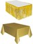 4 Parça Gold Masa Örtüsü,gold Masa Eteği, 2 Adet Gold Arka Fon 2
