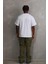 Unisex Baskılı Oversize T-Shirt - Beyaz 3