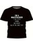 Baskılı Oversize Bisiklet Yaka T-Shirt - Siyah 3