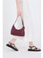 Bordo Baget El ve Omuz Çantası 9214 1