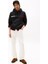 Erkek Th Chest Logo Drawstring Sweatshirt - Siyah 2