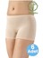Kadın 6'lı Bambu Iz Yapmaz Boxer Şort Külot 1