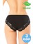 Kadın 3'lü Modal Kumaş Dantel Detaylı Bikini Külot 1