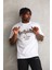 Unisex Oversize Kolye Dahil T-Shirt - Beyaz 2