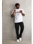 Unisex Oversize Kolye Dahil T-Shirt - Beyaz 3