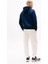 Erkek Reg Badge Kapüşonlu Sweatshirt - Lacivert 3