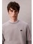 Erkek Ls Eu 350TERRY Badge Sweatshirt - Gri 2