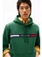 Erkek Th Chest Logo Drawstring Sweatshirt - Yeşil 4
