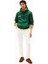 Erkek Th Chest Logo Drawstring Sweatshirt - Yeşil 2