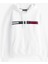 Erkek Th Chest Logo Drawstring Sweatshirt - Beyaz 5