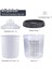 1set Sprey Boya Tankı Püskürtme Karıştırma Kabı 600ML (Yurt Dışından) 4