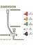 Köpük Nozulu Çift Bağlantı Aksesuarları 1/4 Inç Yüksek Basınçlı Yıkama Makinesi (Yurt Dışından) 2