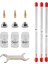 10 Parça Airbrush Nozul Kapağı Seti Airbrush Iğnesi Yedek Parçaları (Yurt Dışından) 1