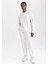 Fit Standart Fit Beli Bağcıklı Lastikli Paça Basic Düz Cepli Jogger Eşofman Altı Y2283AZ23AU 3