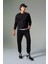 Fit Standart Fit Beli Bağcıklı Lastikli Paça Basic Düz Cepli Jogger Eşofman Altı Y2283AZ23AU 4