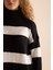 Relax Fit Çizgili Balıkçı Yaka Tunik A8595AX23WN 4