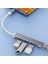 Type-C Girişli USB Çoğaltıcı Typec To USB 3.1 Hub 4 Ports (Macbook Bilgisayar Tablet Telefon Uyumlu) USB Çoklayıcı 2