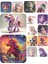 Sevimli Unicorn Sticker 14 Adet 1