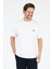 Oversize Bisiklet Yaka Kısa Kollu Erkek T-Shirt Salaş Rahat Kalıp, Yazlık Erkek Basic Tişört 7840 1