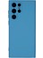 Samsung Galaxy S22 Ultra Kılıf Nano Içi Kadife Silikon - Mavi Svlrs 1