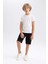 Erkek Çocuk Regular Fit Sweatshirt Kumaşı Şort B0900A8NS 1