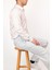 Erkek Regular Fit Normal Kesim Chino Jogger Lastikli Düz Paça Pantolon 5