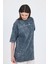 Füme Inci Yıldız Nakışlı Oversize Tişört 253018 2