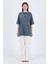 Füme Inci Yıldız Nakışlı Oversize Tişört 253018 4