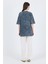 Füme Inci Yıldız Nakışlı Oversize Tişört 253018 5