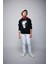 Erkek Çocuk Siyah Bisiklet Yaka Atatürk Baskılı Sweatshirt B3746A823WN 2