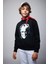 Erkek Çocuk Siyah Bisiklet Yaka Atatürk Baskılı Sweatshirt B3746A823WN 3