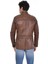 Hakiki Deri Kahverengi Kapaklı Cepli Erkek Deri Ceket 3
