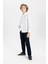 Erkek Çocuk Lacivert Düz Paça Gabardin Basic Düz Pantolon X4224A624SM 4