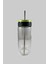 Yeşil Cam Pipetli Matara Vakumlu Kapaklı Metal Pipetli Cam Kavanoz Bardak 0,5ml 1