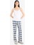 Regular Fit Dantel Detaylı İnce Askılı Pamuklu Beyaz İç Atlet-Fall in Love Y5360AZ24SP 2