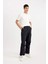 Yazlık Pantolon Relax Fit Rahat Kesim Kargo Cepli Beli Paçası Lastikli B4519AX24SP 5