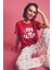 Fall in Love Regular Fit Baskılı Kısa Kollu Pijama Takımı B6207AX24SP 3