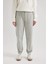 Standart Fit Kalın Jogger Eşofman Altı Bel Paça Lastikli Basic Düz Uzun Boy S7370AZ24SP 1