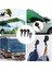 Tente Için 4 Adet D Halkalı 360° Dönebilen Kancalı Vantuz-Kırmızı (Yurt Dışından) 4