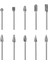 Tungsten Çelik Türbin 10 Parçalı Kalıp Özel Kalıp Öğütücü Alet (Yurt Dışından) 1