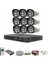 9'lu 2 Mp Ahd Kamera Seti- 3.6mm Full Color Serisi 1