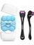 Mavi Çift Taraflı Yüz Masaj Aleti, Titanyum Uç, 0.5 Mm, Iğneli Derma Roller 1