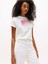Tjw Reg Gradıent Flag Ss Kadın Beyaz T-Shirt DW0DW20905YBL 3