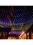 1x2 Metre Dekoratif File Ağ Perde 192 LED 8 Animasyonlu Farklı Işık Modu Rgb Fişli 7
