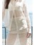 Sorcha Ekru Transparan Gömlek Etek Takım 3